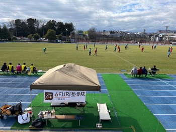 綾瀬市サッカー協会フェスティバルに救護係として参加してきました